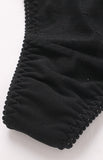 Floral Lace High Elasticity Nylon Knit Panties for Women