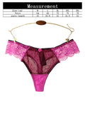 Floral Lace High Elasticity Nylon Knit Panties for Women