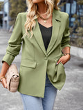 Women's casual long-sleeved small suit jacket