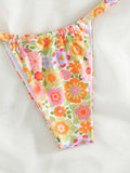 Women's Swimwear Sexy Resort Floral Bikini