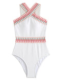 New Sleeveless Slimming Conservative One-piece Bikini